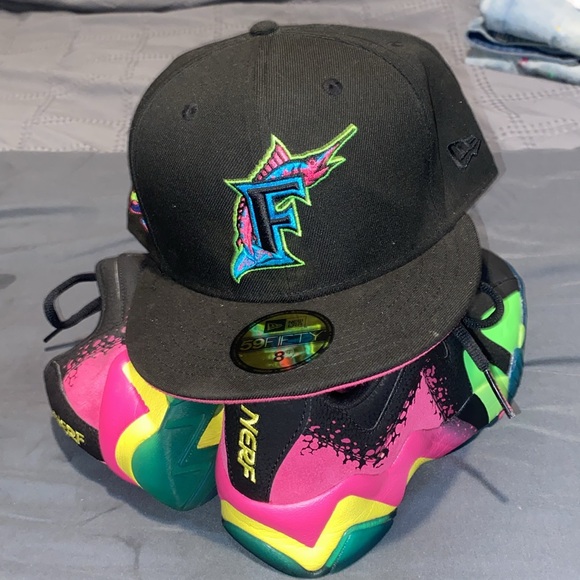 Nerf Shoes Size 7.5 + Hat - Picture 5 of 7